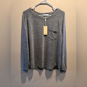 Cozy Gray Knit Sweater outfit